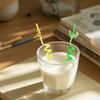 8 PCS Dinosaur Gift Pack Straw Accessories Cartoon Patch Art Design Birthday Party Cute Spiral Creative Straw Party Small Gifts