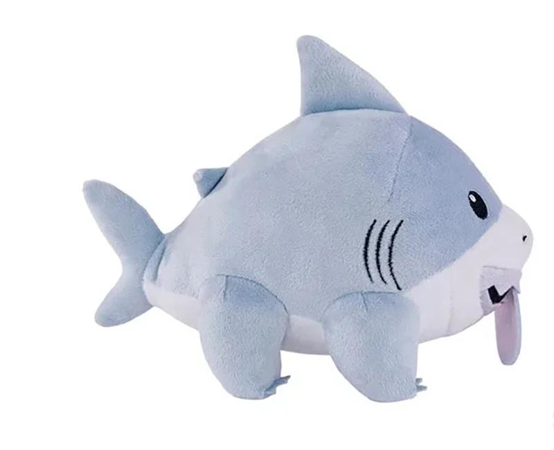 New Anime Jeff The Land Shark Plush Toys Kawaii Stuffed Dolls Cute Sharp Animals Doll Plushies Kids Birthday Gifts 20cm