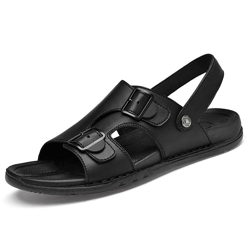 2025 Men s 2-in-1 Soft Sole Sandals: Summer Outdoor Casual Driving  Beach Wear 38