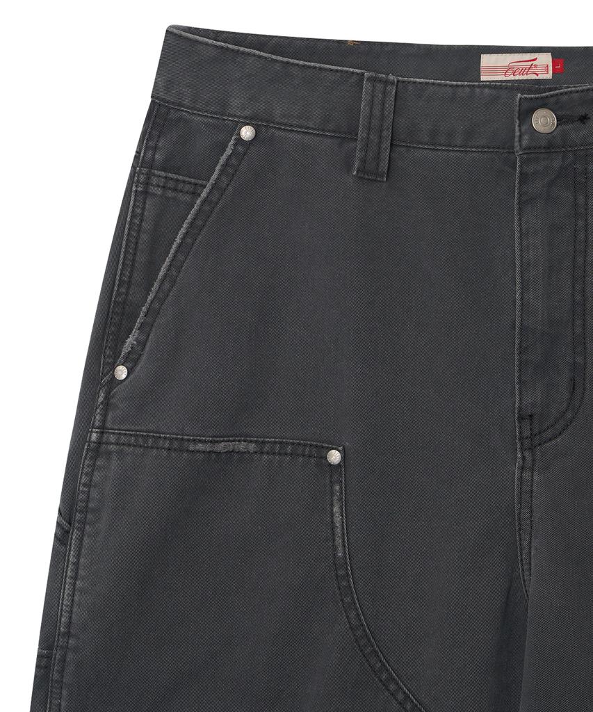 Iuteu Color Carpenter Pants / Charcoal