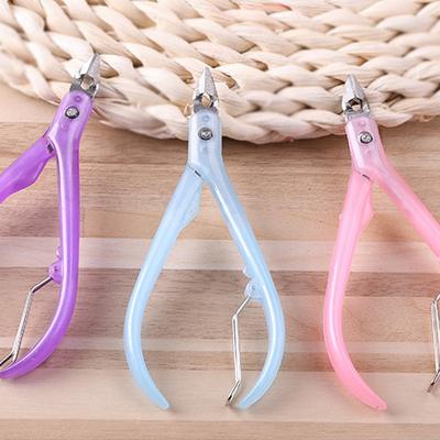 Handle Toenail Ingrown Nail Art Cuticle Nipper Manicure Scissor Tool Pedicure