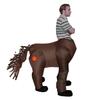 Costum de Halloween KX4B pentru Bărbați Adulți Centaur Gonflabil Corp de Cal Față Umană Cospl