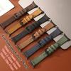 Leather Business Band for Samsung Galaxy Watch 8 Classic 46mm 44mm 40mm No Gaps Men Bracelet for Galaxy Watch 7 Ultra 47mm Luxury Curved End Strap
