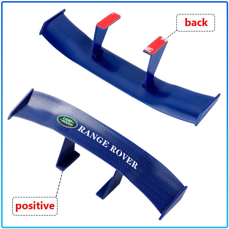 Car Rear Spoiler Mini Spoiler Wing Small Tail Emblem Sticker Decoration For Land Rover Freelander 2 L2 L319 L462 LF Range Sport Evoque L322 Discovery