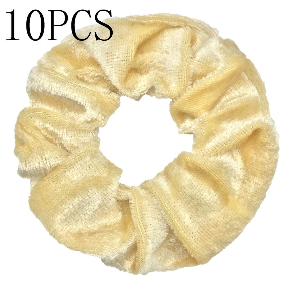 10pc Women Hair Scrunchies Velvet Solid Color Band for Girls Ponytail Holder Rubber Bands Ties Accessories Headbands Gumki