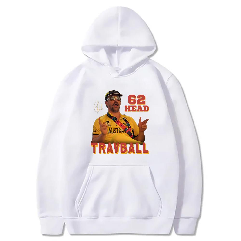 Travis Head Travball 62 Signature Hoodies TravBall Merch Sweatshirts Long Sleeve Pullover Fall Fashion Casual Clothes