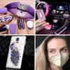 6000 Nail Stones Rhinestones BetterJonny 24 Colors Nail Stones Glass Nail Deco Parts Craft Parts DIY Nail Parts Decorate Your Nails (5mm)
