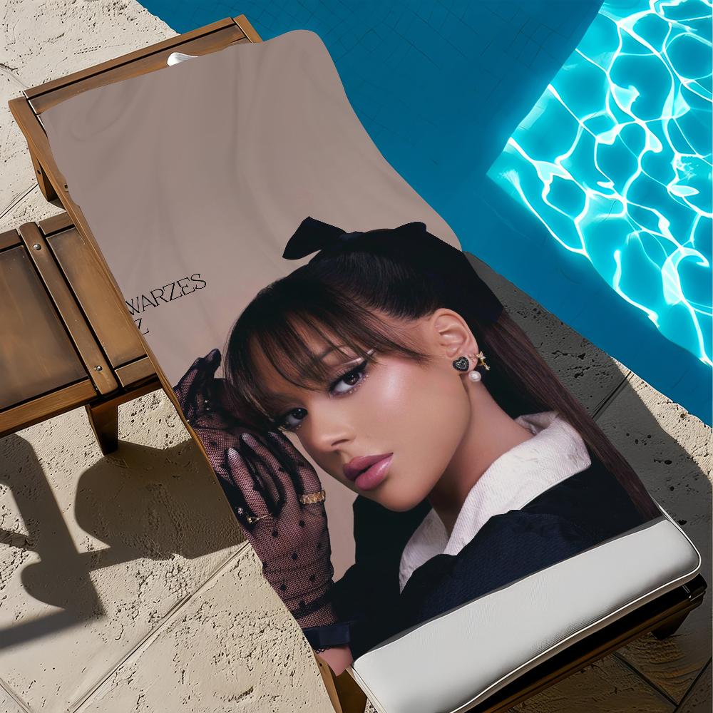 A-ayliva S-schwarzes Singer Wunder Handtuch Strand Schnelltrocknend Weich H-herz Pool Handtücher Geschenk für Reise Fitnessstudio Dusche Camping Sport