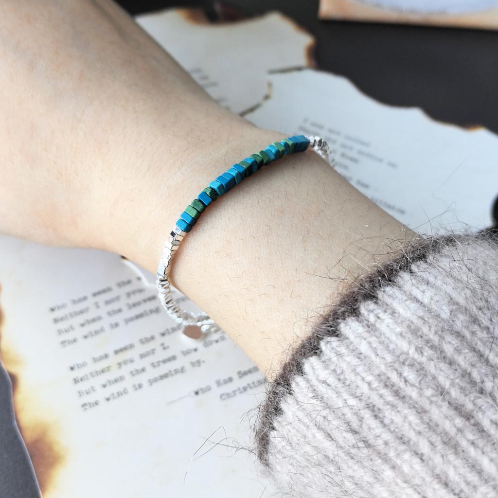 925 Silver Bracelet Bangle Simple Green Leaf Elegant Nature For Woman Girl Fashion Jewelry Gift Dropship