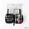 Portable Needle and Thread Set for Home Sewing and Mending – Includes Stitching Method Book and Case