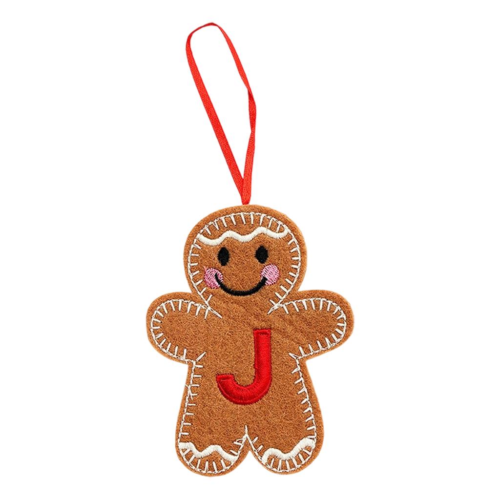Christmas Gingerbreads Man Decorative Pendant Christmas Tree Pendant Christmas Letter Biscuits Man