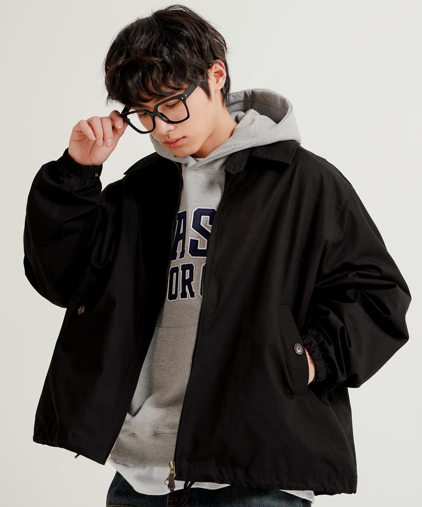 Wv Project Duff Oxford Cotton Jacket Black Jiot7773