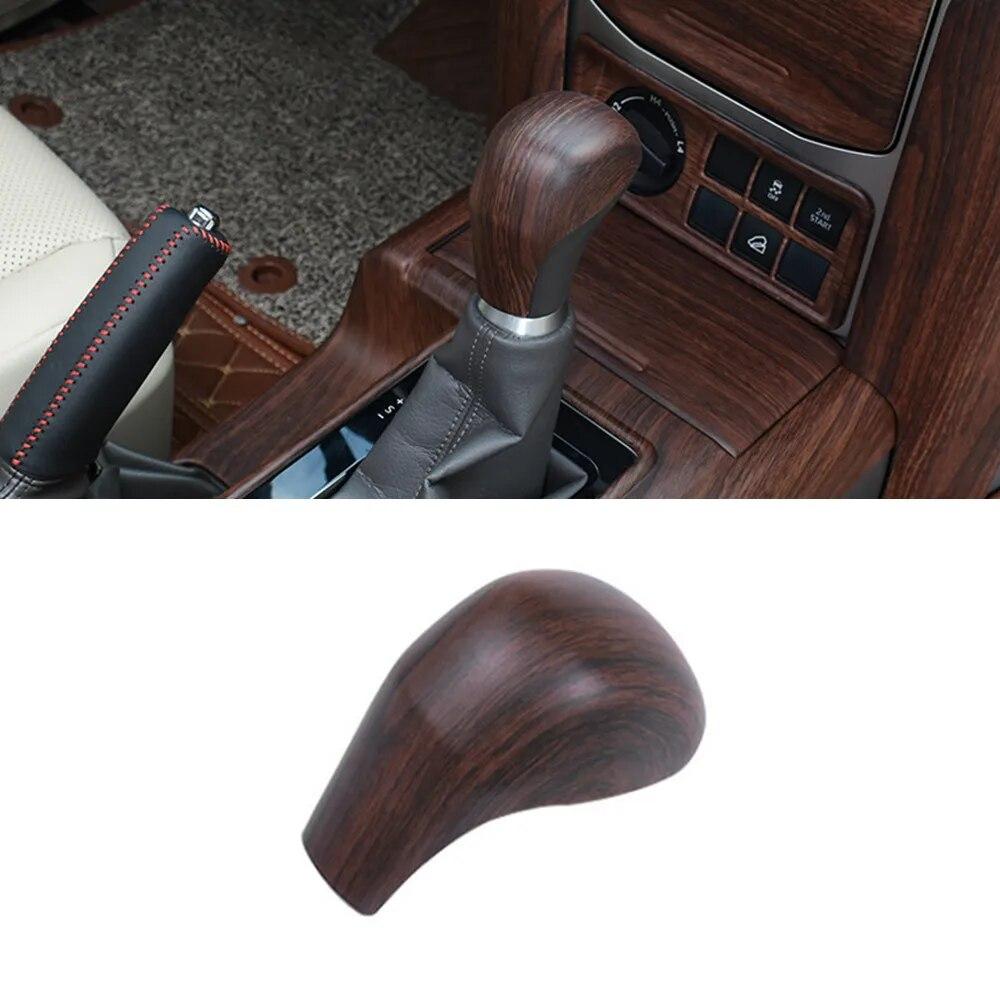 For Toyota Land Cruiser Prado 150 2018   ABS Car Variable Speed Gear Shift Knob Cover Decoration Styling Accessories