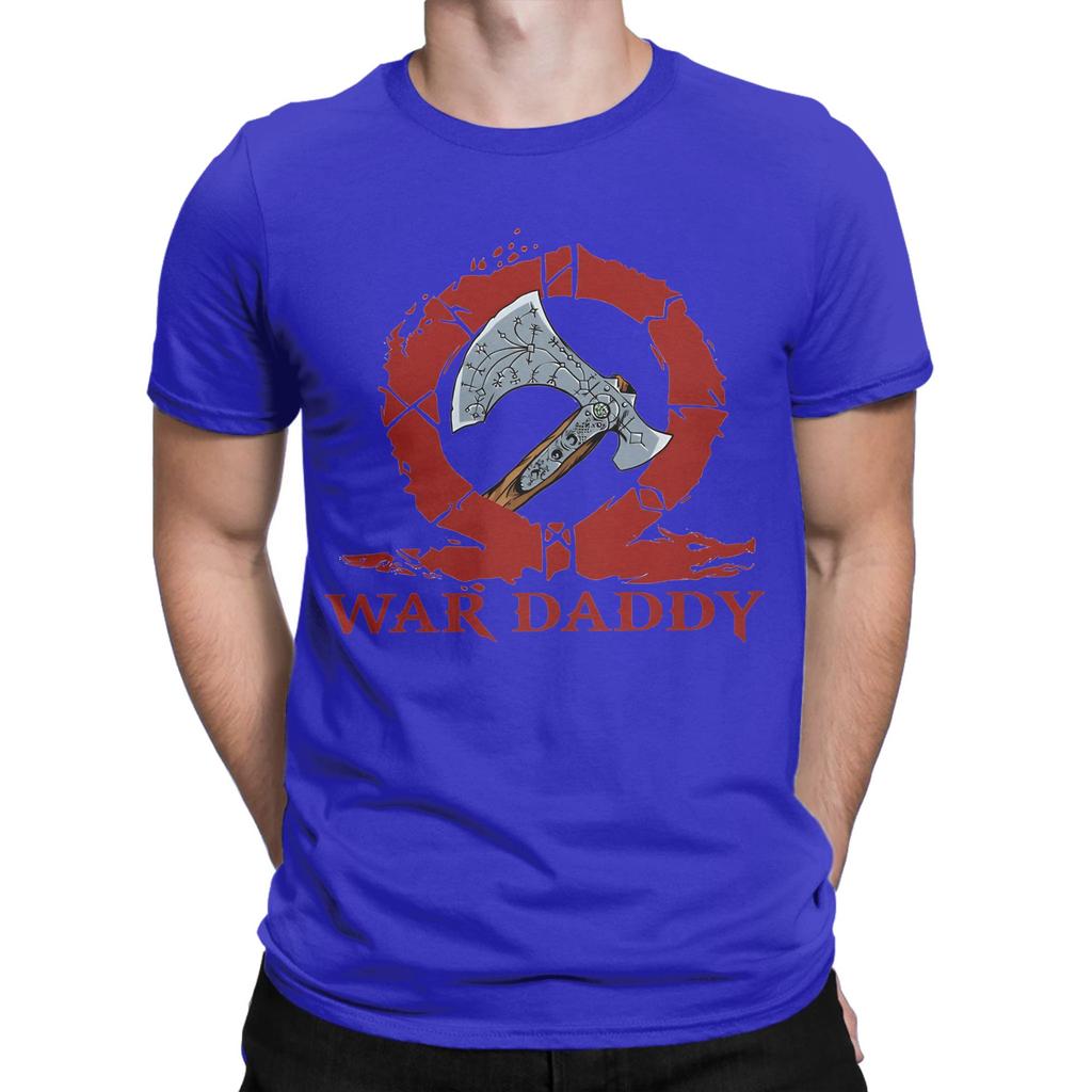 War Daddy Novelty Graphic 100 Cotton Tshirt God Of War Tees Tops For Unisex