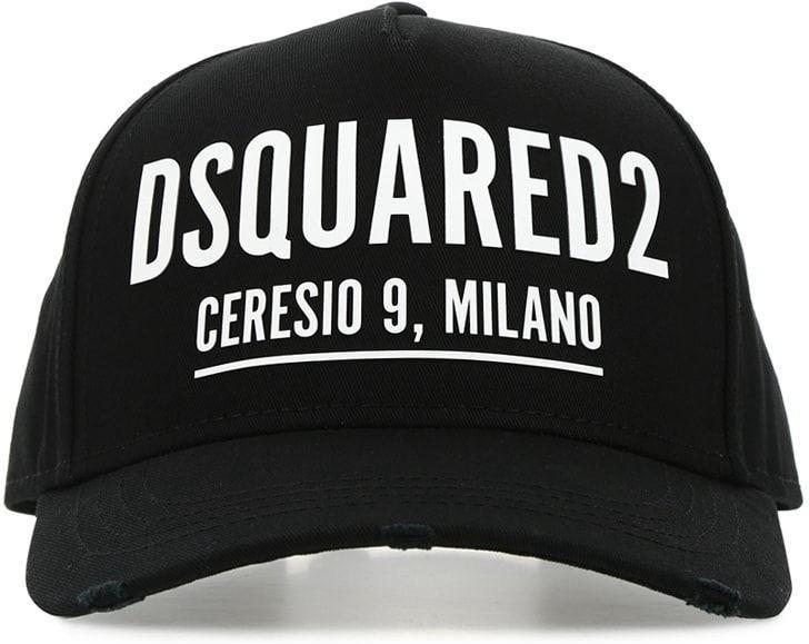 DSQUARED2 milano italian baseball cap nero