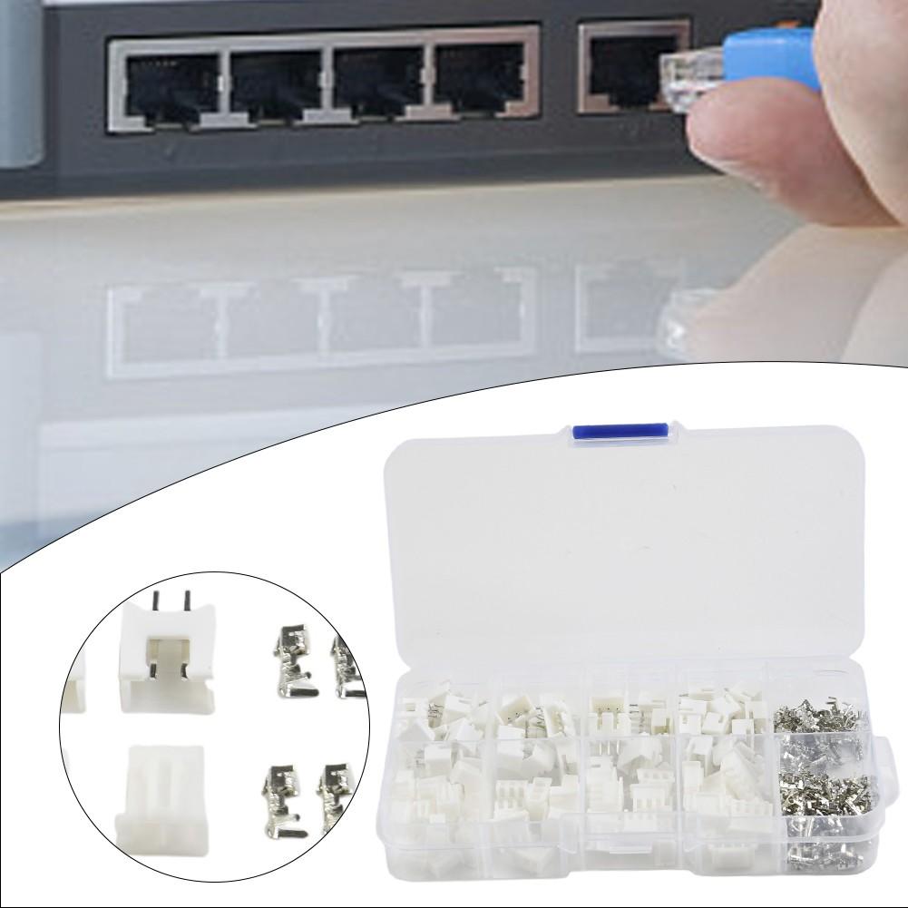 230 Pieces XH2.54 2.54mm Spacing Terminal Kit/Housing/Pin Connector for JST Connector
