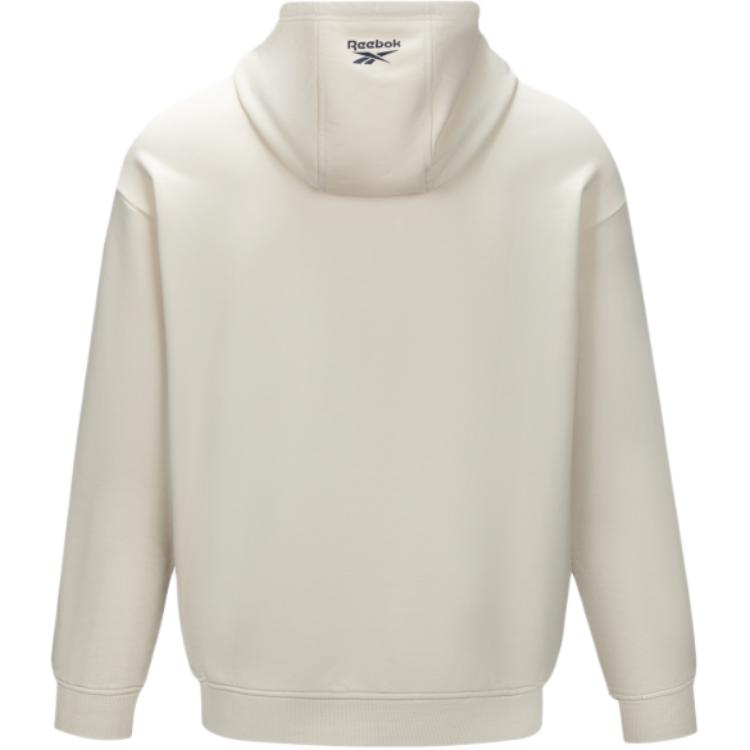 Reebok Fashion Basketball Element Pattern Hoodie Unisex hoodies Beige 24FRM315UGM1