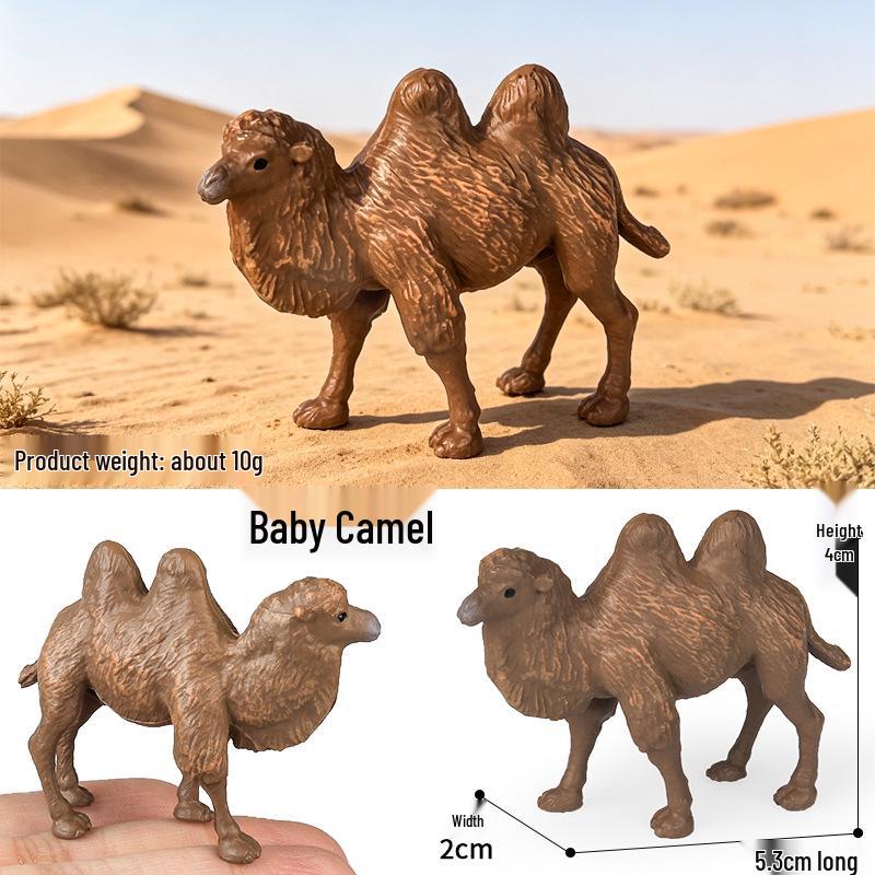 Wild Jungle Animal Models: Mini Pig, Deer, Fox, Squirrel, Elk & Raccoon Toys