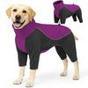 Winter Hund Overall Warmer Fleece Hundemantel Gesteppte Haustierjacke Vollbeinabdeckung Winddichte Kleidung für Kleine Mittlere Große Hunde