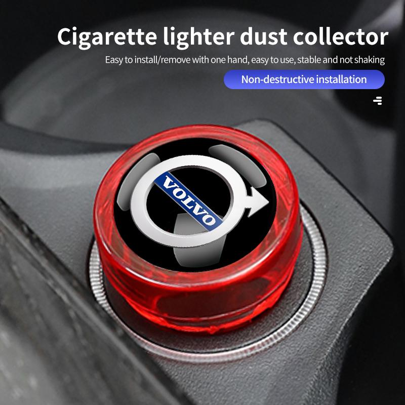 Car Cigarette Lighter Dust Plug Protective Cover For Volvo Xc60 Xc90 V40 V60 S60 V50 V90 S80 C40 XC40 V70 XC70 C30 EX90 Rdesign CT9