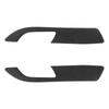 2pcs Suede Interior Door Handle Panel Cover Frame 2mm Thick Fit for  4 E89 2009‑2016