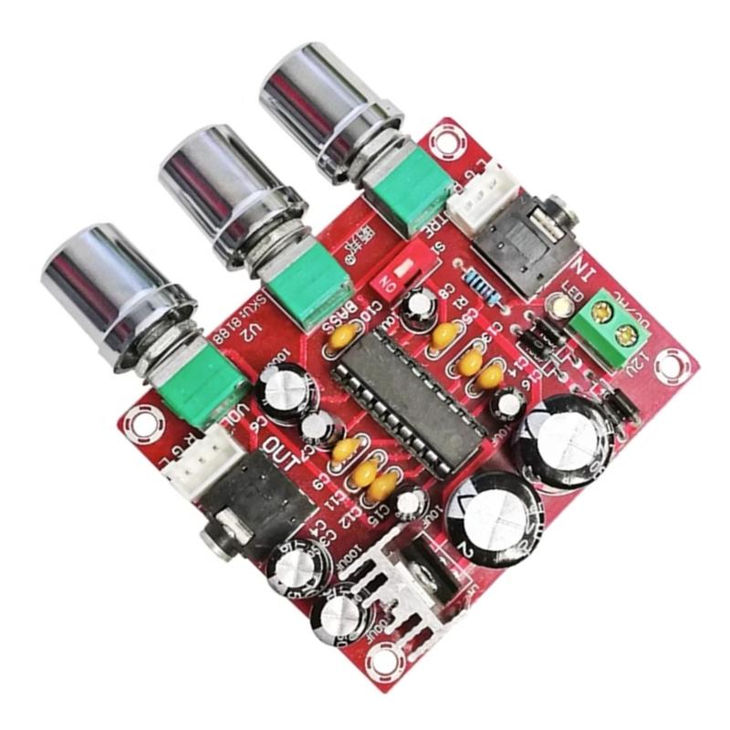 R1075 Tone Board BBE Digital Audios Processor PreAmplifier for Enhances Sound Quality 6-15V 15MA Power Supply SPI