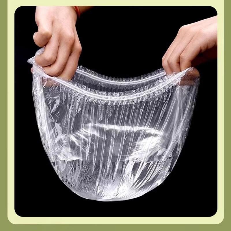 Elastic Food Grade Cling Film Covers for Leftover Bowls and Plates in the Refrigerator