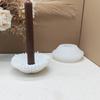 Striped Dish Silicone Candle Holder Mold Resin Tray Mold For Epoxy Resin Candlestick Tealight Holder Home Decoration