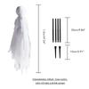 Halloween Creepy Witch Wizard with 7 Colors LED Lights Holding Hands Witches with Sound Activated Sensor Halloween