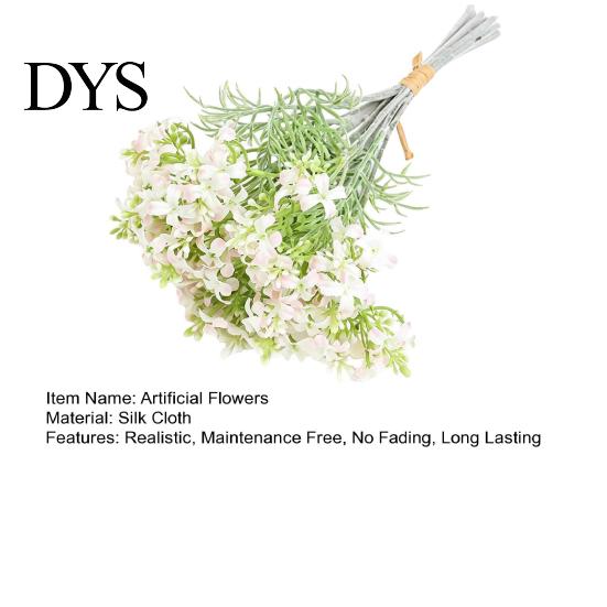 Silk Lilac Stems for Vase Arrangement Artificial Orange Jasmine Flowers, Realistic Murraya Paniculata Flower Bouquets, Cream Style Home Aesthetic