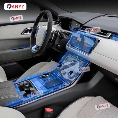For Land Range Rover Velar -21 Gearbox Panel Navigation Screen Automotive Interior TPU Protective Film Anti-Scratch Sticker