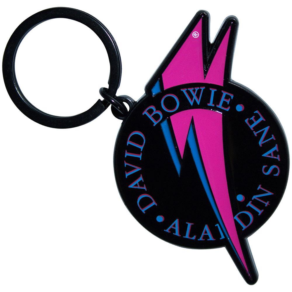 David Bowie Aladdin Sane Keyring