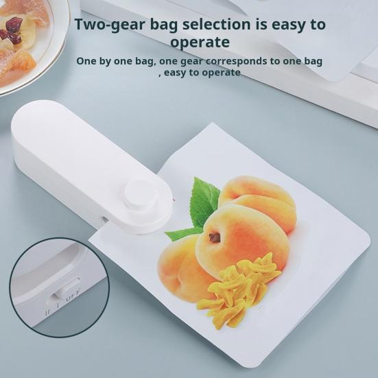 

Мини-запайщик пакетов с резаком, перезаряжаемый термосварщик, портативный запечатщик для пластиковых пакетов, закусок, хранения продуктов питания светло-зеленый