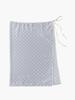 Mellotoli Check Chiffon Wrap Skirt (Light Blue)