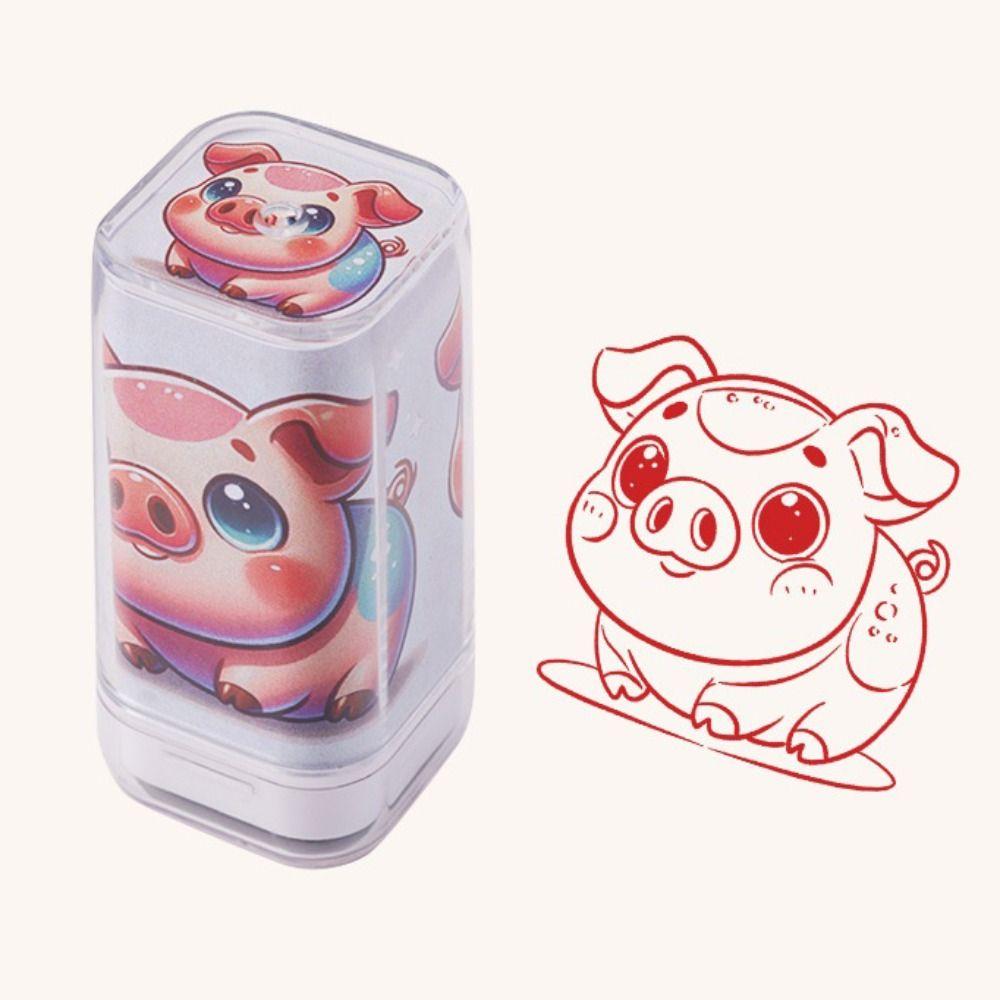 DIY Painting Zodiac Stamps Dragon Monkey Animals Figure Stamps  Scrapbooking Supplies