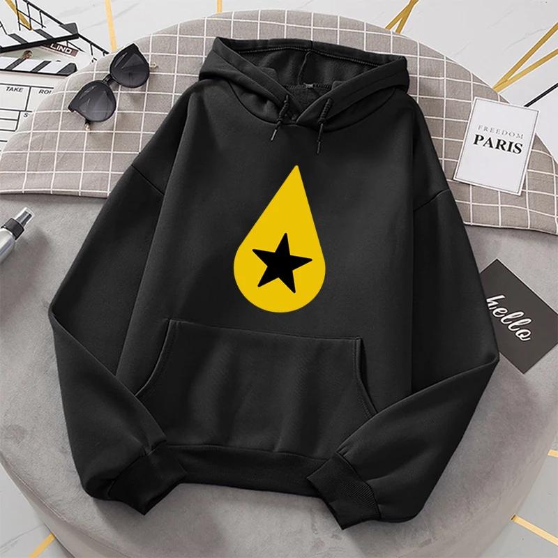 

Худи с принтом капель воды Женские Повседневные Свободные с круглым вырезом Длинный рукав Флис Осень Зима Мода Оверсайз Пуловеры Толстовки 3XL