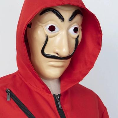 Halloween Gesichtsbedeckung Realistisch Aussehend Allergiefrei Lustige Gesichtsausdrücke Einfach zu Tragen Mehrere Stile Dekorative Plastik Vollgesicht Anonym
