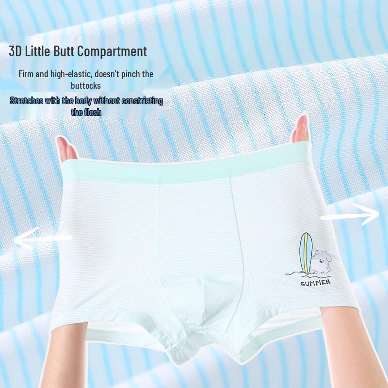 Boys' Modal Antibacterial Boxer Briefs 3-Pack