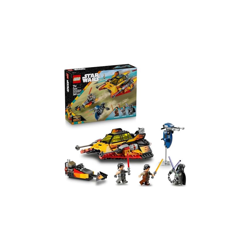

LEGO Star Wars Force Burner Snow Speeder Building Toy for Kids Ages 7-9, Space Battle Robot Blocks