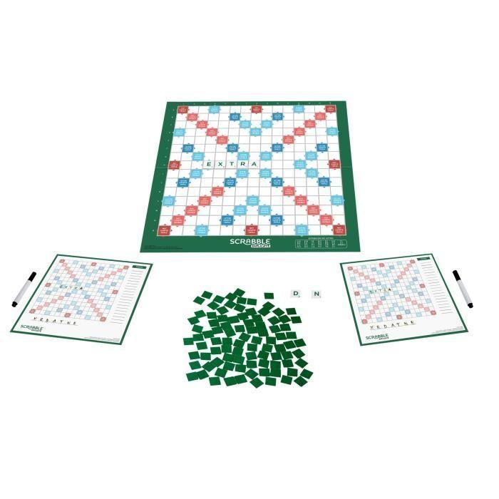 Mattel Games - Scrabble Duplicate - Jeu de société et de lettres - 2 à 6 joueurs - Dès 10 ans