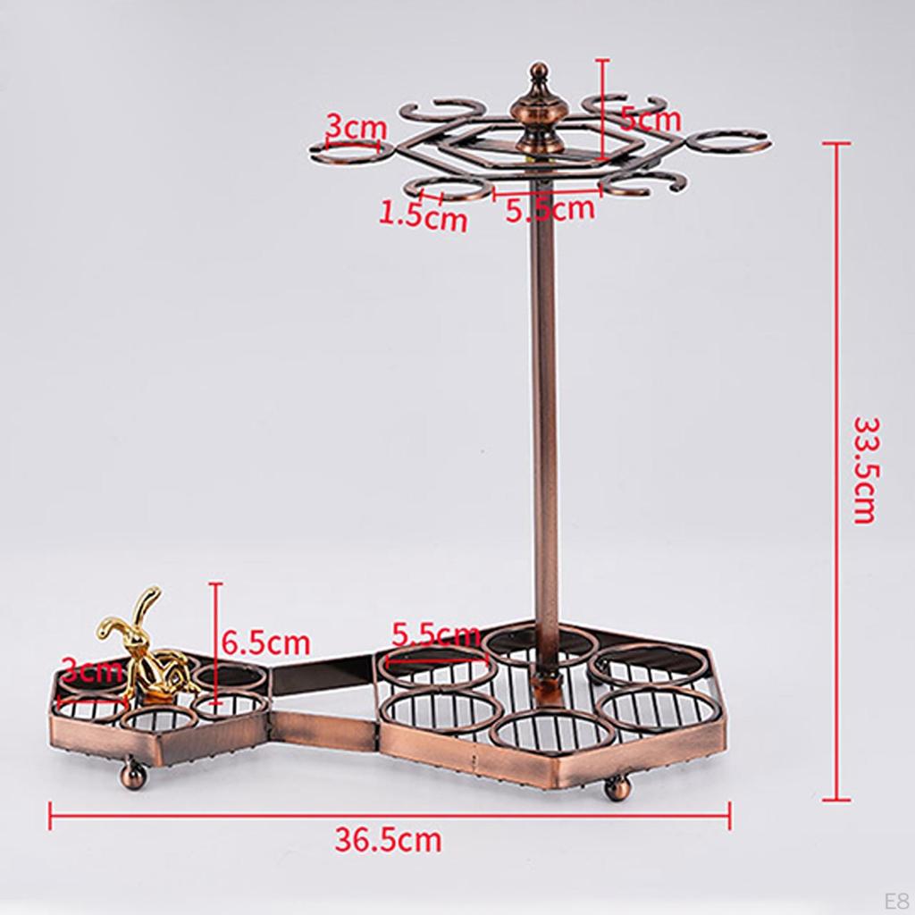 Champagne Flute Glass Holder Stand Table Mount Wine Multipurpose