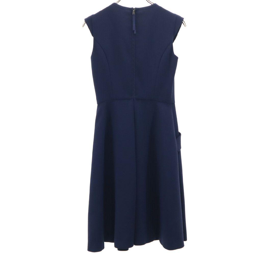 FOXEY NEW YORK fabricat în Japonia Rochie fără mâneci 38 Bleumarin Femei Folosit