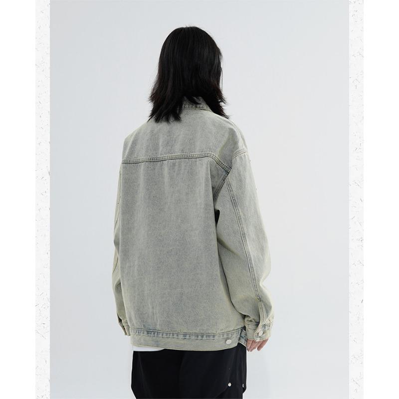 Vintage sepraná džínová bunda Dámská jarní podzimní bunda POLO Cardigan Tops