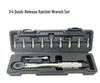Multi-functional Torque Wrench Set: Chrome Plated 45 Steel, Embossed Scale for Automotive Repair