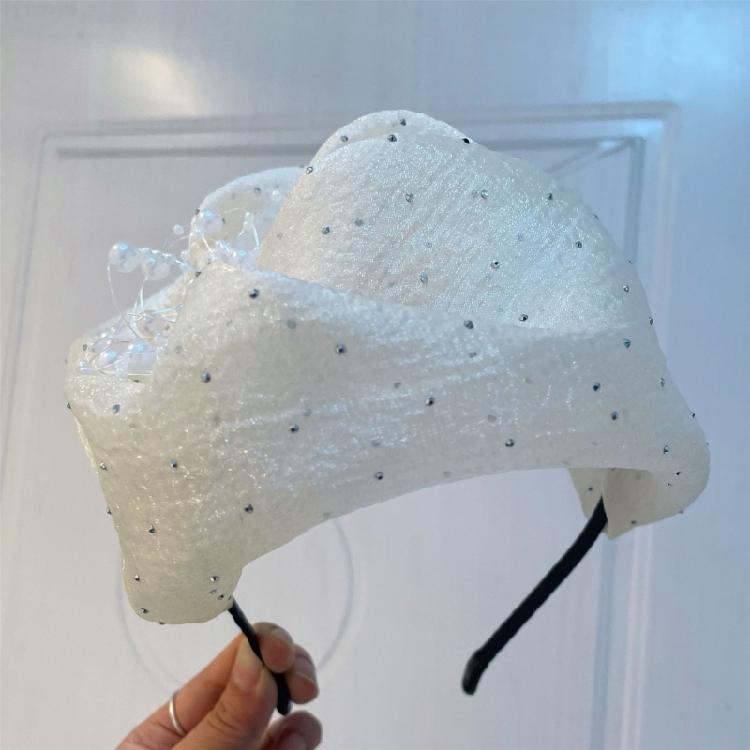 Rhinestones Decoration Hair Hoop Decorative Festival Headpiece Adults Headpiece for Daily Wear