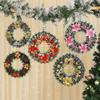 Cross-border Pine Needle Christmas Wreath Garland for Hotels & Malls