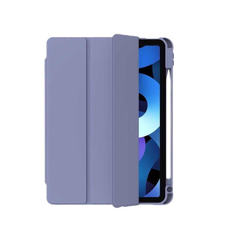 2022 iPad Protective Case for Apple Air 4/5 with Pen Slot, Hard Bottom Design, Anti-Bending, Suitable for iPad 9 and Pro 11.