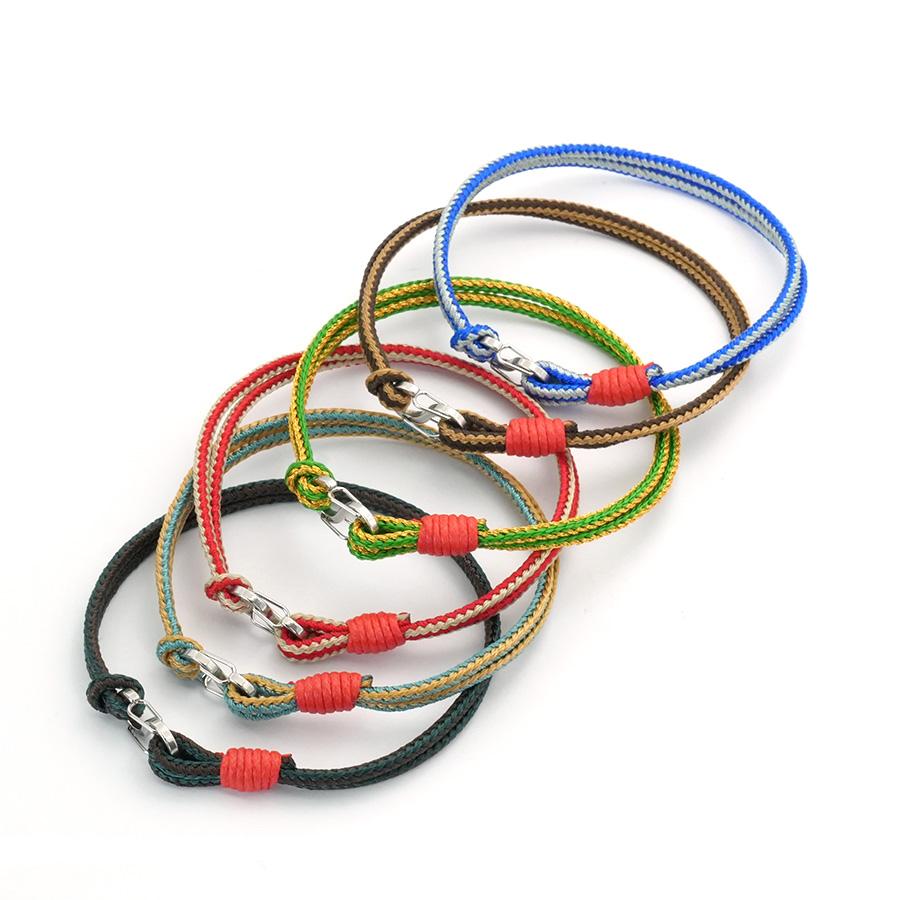 Noter Unique Rope Bracelet Men 6 Colors Grade A 3mm Thin Cord Chain Braslet Outdoor Camping Leisure Accessories Perfect Gift Him