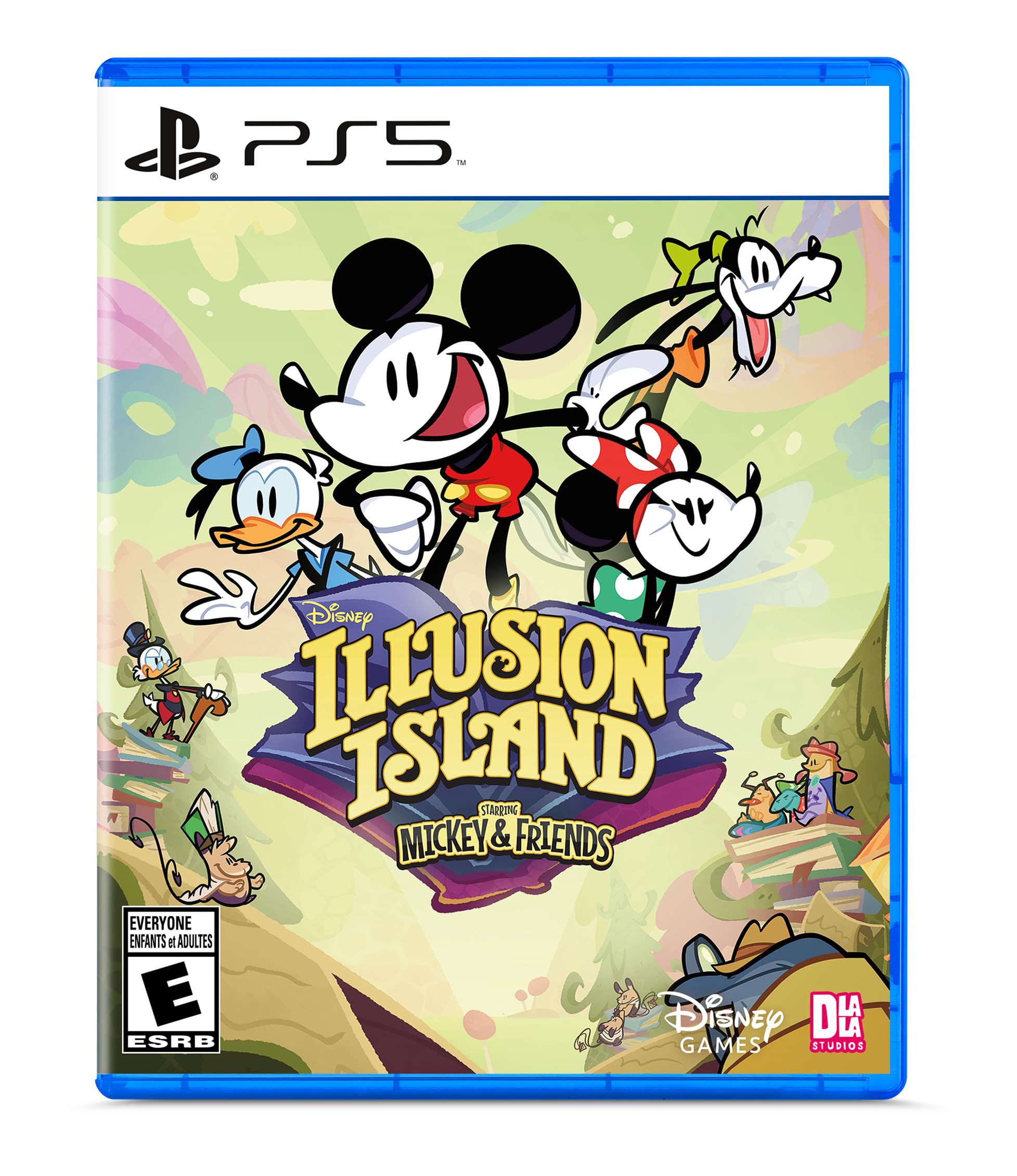 

Disney Illusion Island Starring Mickey and Friends North PS5 (Импорт Америка) - синий