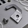 Coverstitch Machine Left Trimming Component Hooked Shape Metal Part Mounting Hole